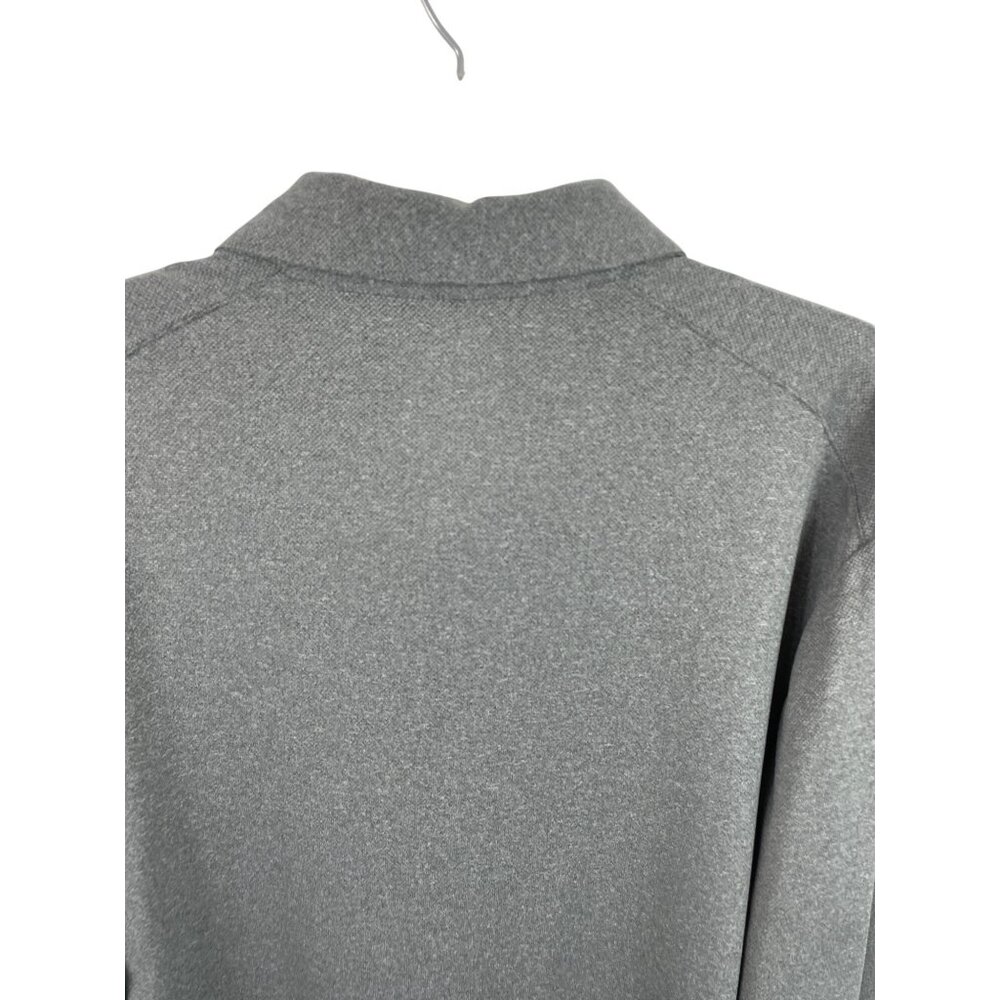 Grand Slam Mens Size Large Gray Long Sleeve Polo Shirt - Picture 6 of 8